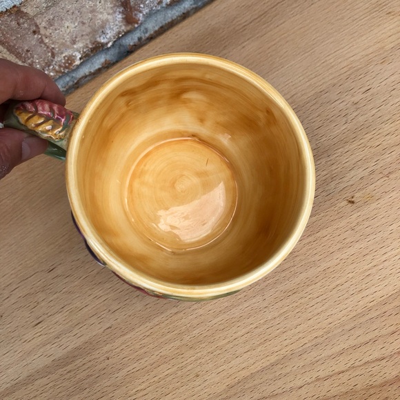 Gibson Ceramic 3D Harvest Pantry Hand Painted Multicolor Large Coffee Tea Cup - Picture 6 of 11